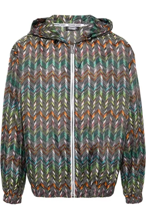 Missoni Chamarra con capucha y motivo chevron