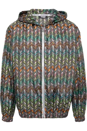 Missoni Chamarra con capucha y motivo chevron
