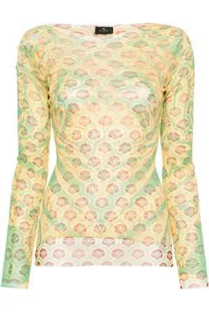 Etro Playera con estampado gráfico