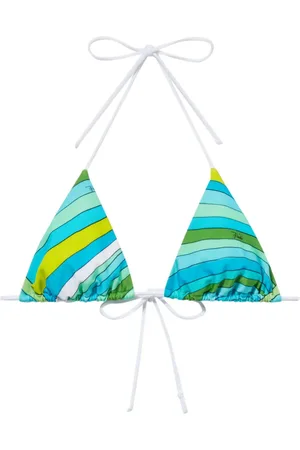 Puccini Top de bikini con estampado Iride