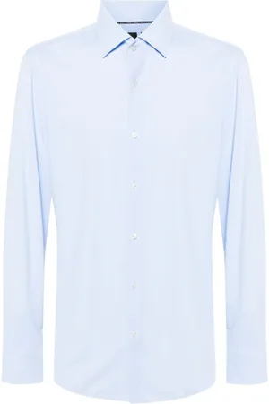 HUGO BOSS Camisa con cuello italiano