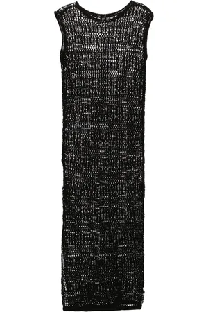P.A.R.O.S.H. Vestido midi de crochet sin mangas