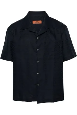 Missoni Camisa manga corta con motivo chevron en jacquard