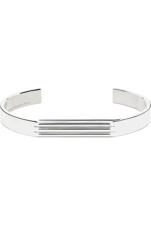 Le Gramme Sterling silver 21g Godron bracelet