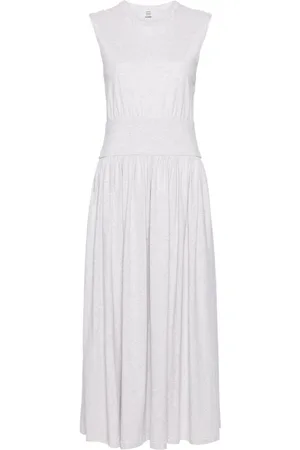 Totême Vestido midi con efecto melange