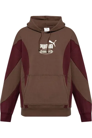 PUMA Hoodie con paneles y logo estampado