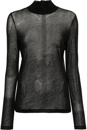 Helmut Lang Playera con cuello de tortuga