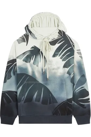 DRIES VAN NOTEN Hoodie con palmeras estampadas