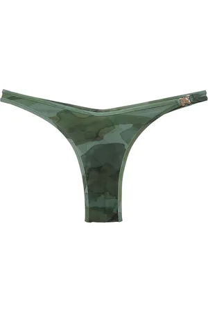 Palm Angels Bikini bottom con estampado militar