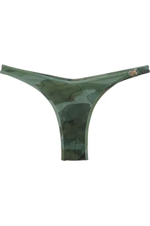Palm Angels Bikini bottom con estampado militar