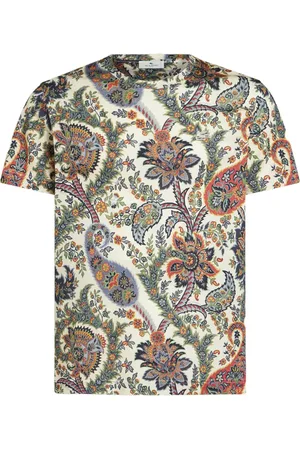 Etro Playera con estampado de cachemira floral