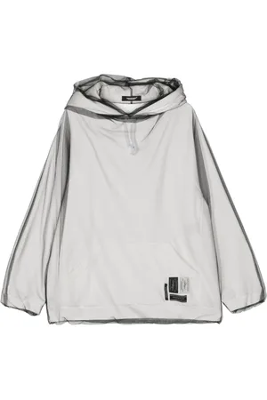 UNDERCOVER Hoodie con capa de malla