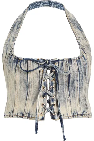 Retrofete Top de mezclilla Bandit