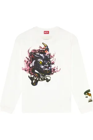 Diesel Suéter con estampado gráfico