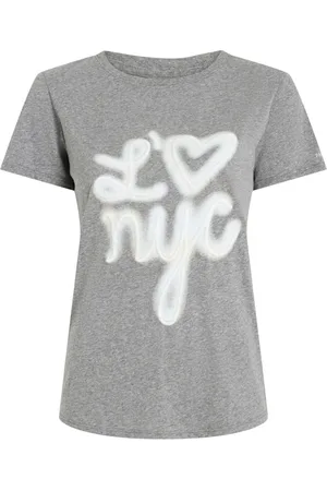Cinq A Sept Playera con eslogan estampado