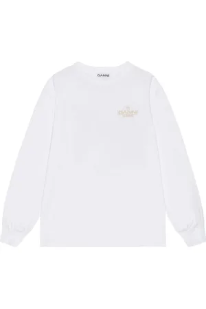 Ganni Sudadera con logo estampado