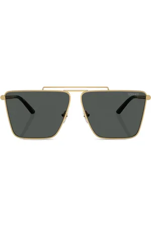 VERSACE Lentes de sol Tubular Greca