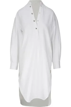 Khaite Vestido midi de mezclilla Seffi