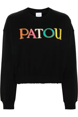 Patou Sudadera corta con logo bordado