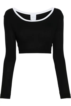 Patou Top corto con aplique del logo