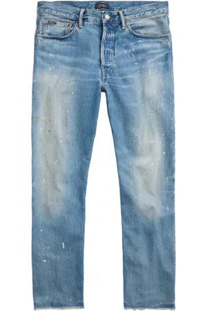 Ralph Lauren Jeans rectos con efecto envejecido