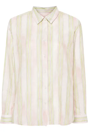 Maison Kitsuné Camisa con estampado de rayas
