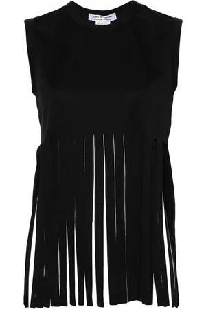 Comme des Garçons Camiseta con flecos