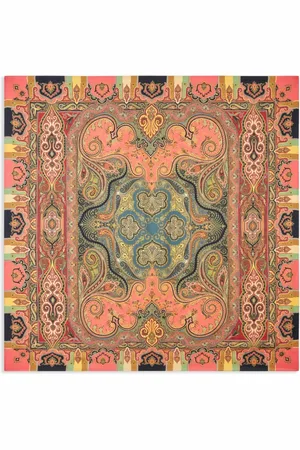 Etro Mascada con estampado de cachemira