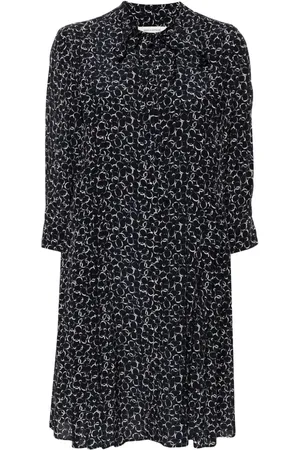 Maison Kitsuné Vestido corto con estampado Abstract Daisy