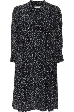 Maison Kitsuné Vestido corto con estampado Abstract Daisy