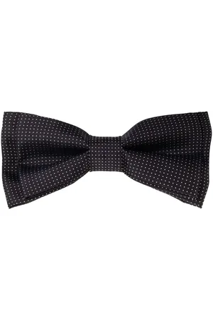 Paul Smith Corbata de moño de seda con estampado de lunares