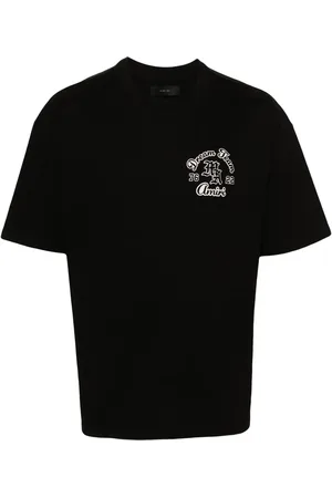 AMIRI Playera con logo afelpado