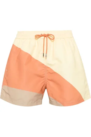 Paul Smith Shorts de playa con rayas estampadas