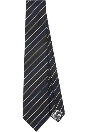 Paul Smith Corbata de seda con motivo de rayas