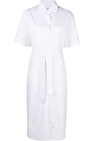 Thom Browne Vestido camisero midi