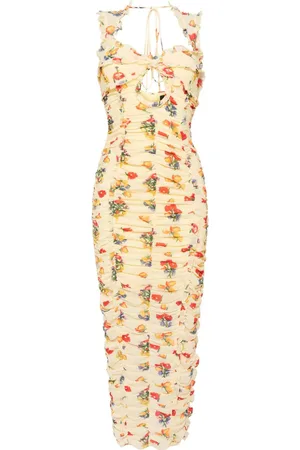 De La Vali Vestido midi Pampapato