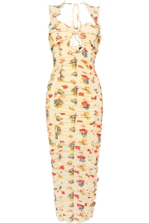 De La Vali Vestido midi Pampapato