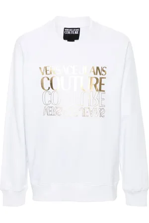 VERSACE Sudadera con logo estampado