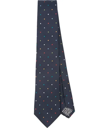 Paul Smith Corbata de seda con estampado de lunares