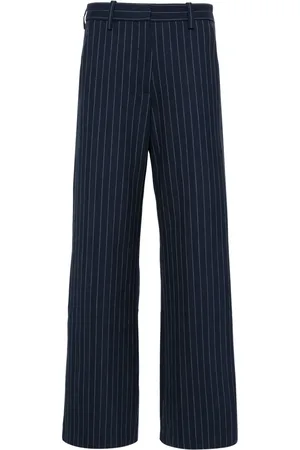 Maje Pantalones con estampado de rayas diplomáticas