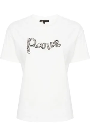 Maje Playera con aplique Paris