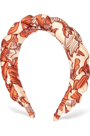 La DoubleJ Diadema capitonada con diseño trenzado