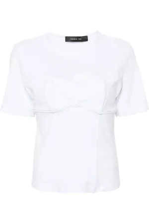 FEDERICA TOSI Playera con brasier en 3D