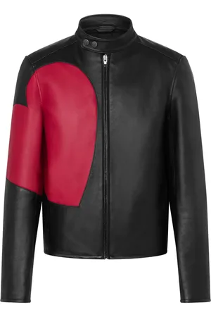 Moschino Chamarra con corazón estampado