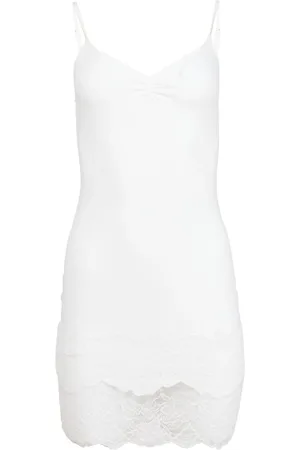 FLEUR DU MAL Slip dress de algodón orgánico