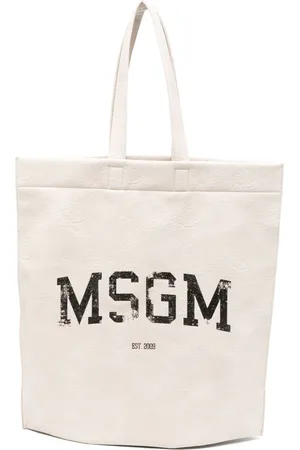 Msgm Tote con logo estampado