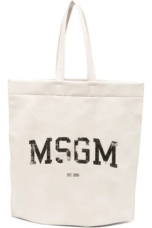 Msgm Tote con logo estampado
