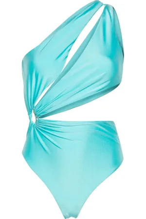 AMEN Traje de baño asimétrico con aberturas