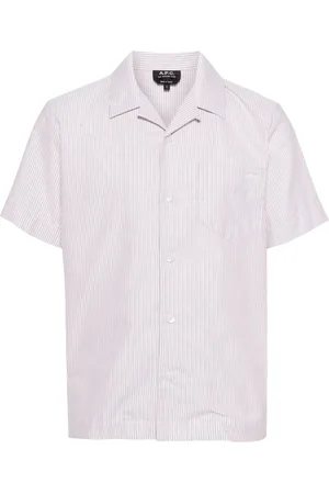 A.P.C. Camisa con rayas estampadas