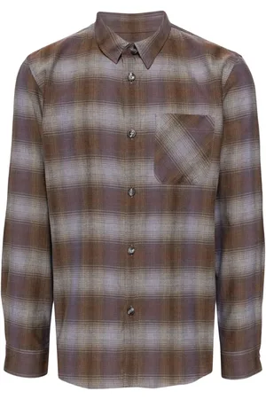 A.P.C. Camisa con cuadros estampados